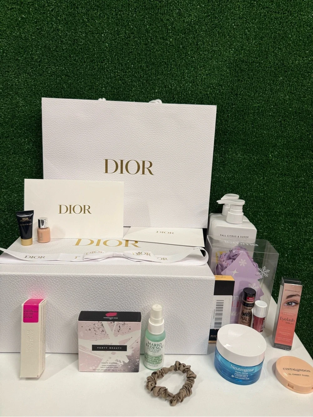 Dior Makeup Box, Bag, Samples With Other Beauty Products Makeup Lot